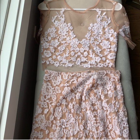 Set For Love and Lemons Lace Sheer Luau Dress S - Picture 3 of 4